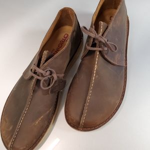 Men's Clark's Desert Tech Leather Shoes